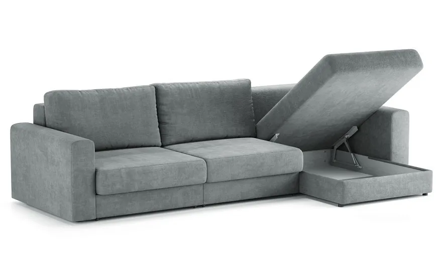 Диван угловой Ларсон 3М Nordic 83 серебристый - 3 Диван угловой Ларсон 3М Nordic 83 серебристый - 3
