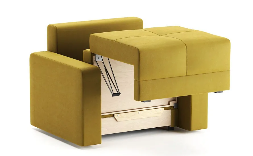 Кресло-кровать Баден Leonardo 09 жёлтый - 5 Кресло-кровать Баден Leonardo 09 жёлтый - 5